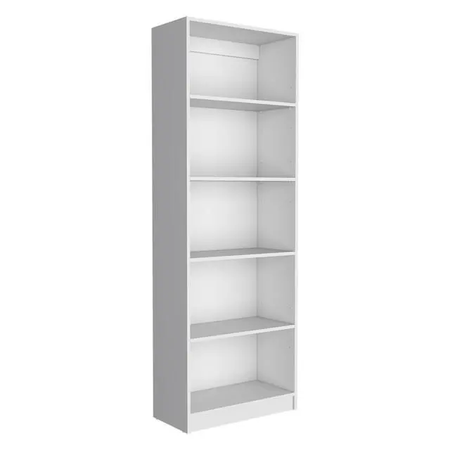 Alt view image 5 of 6 - 2 Piece Bookcase Living Room Set, Storage Cabinet, 49" Wide and 9 Shelves Matt Gray / White