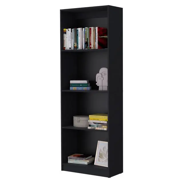 Alt view image 7 of 7 - Dupree 2 Piece Home Bookcase set, 49" Wide with 9 Shelves , Living Room Black