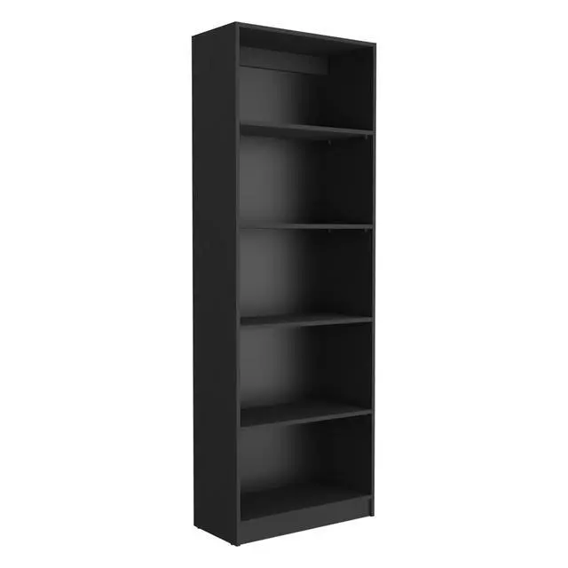 Alt view image 6 of 6 - Bartow 3 Piece Home Bookcase set, 60" Wide with 15 Shelves , Living Room Set Set Black