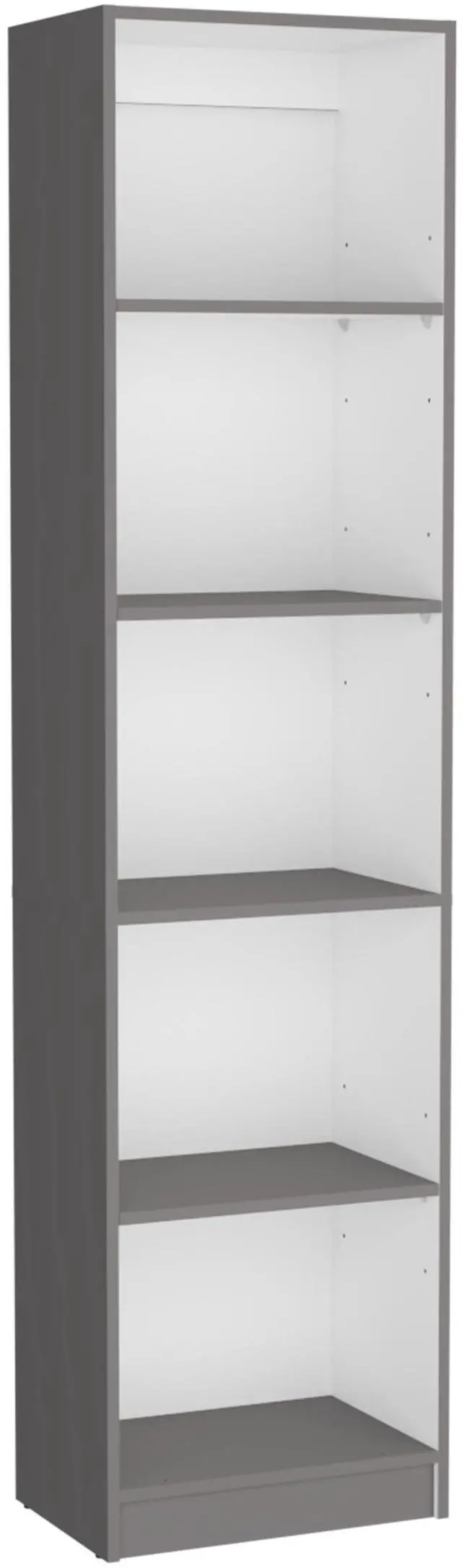Alt view image 6 of 7 - Arbor 3 Piece Home Bookcase set, 74" Wide with 11 Shelves and Two Double-Door Cabinet , Living Room Set Matt Gray / White