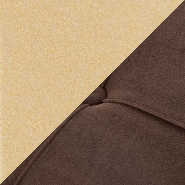 Alt view image 2 of 7 - Storage Bench in Gold Steel and Brown Velvet