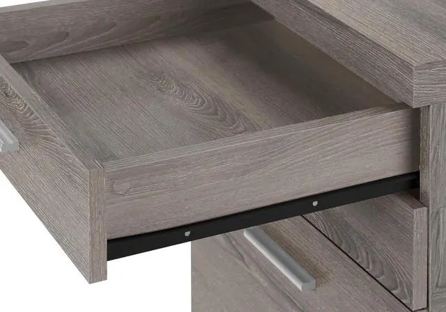 Alt view image 3 of 7 - File Cabinet, Rolling Mobile, Storage Drawers, Printer Stand, Office, Work, Brown Laminate, Contemporary, Modern