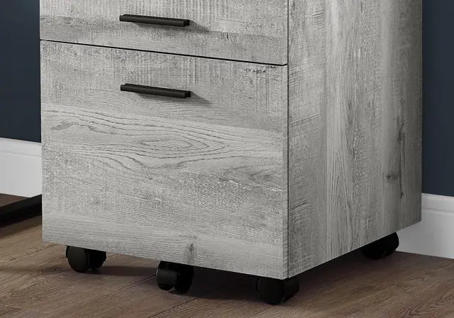 Alt view image 5 of 5 - File Cabinet, Rolling Mobile, Storage Drawers, Printer Stand, Office, Work, Grey Laminate, Contemporary, Modern