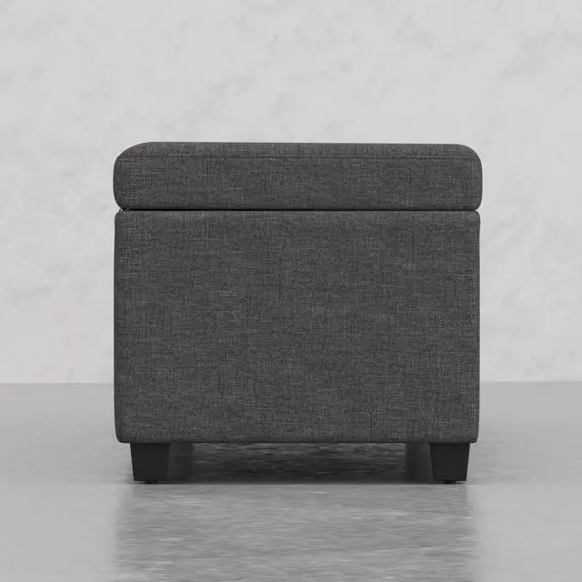 Alt view image 4 of 7 - Lincoln Extra Large Storage Ottoman Bench