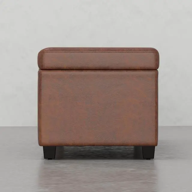 Alt view image 3 of 7 - Lincoln Extra Large Storage Ottoman Bench