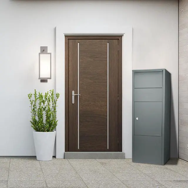 Alt view image 2 of 7 - Large Single Compartment Locking Parcel Drop Box