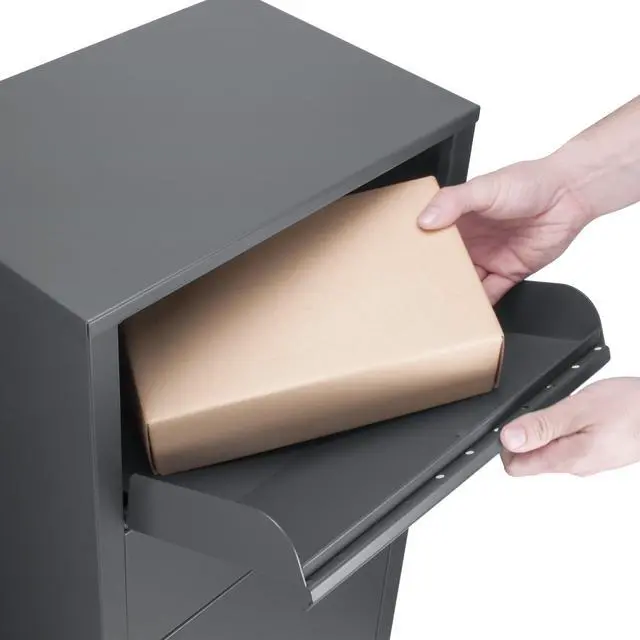Alt view image 6 of 7 - Large Single Compartment Locking Parcel Drop Box