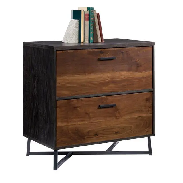 Alt view image 5 of 6 - Lateral File with Modern Design, Dark Walnut finish