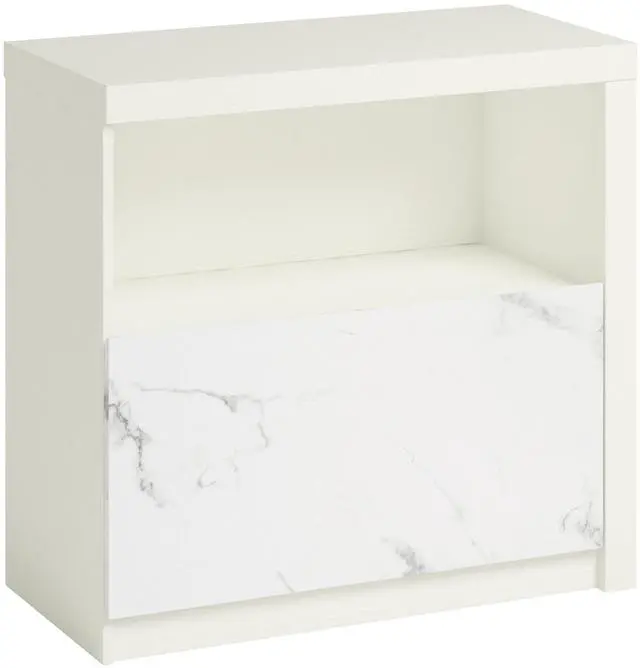 Main image of Lateral File with Cubbyhole Storage, White finish