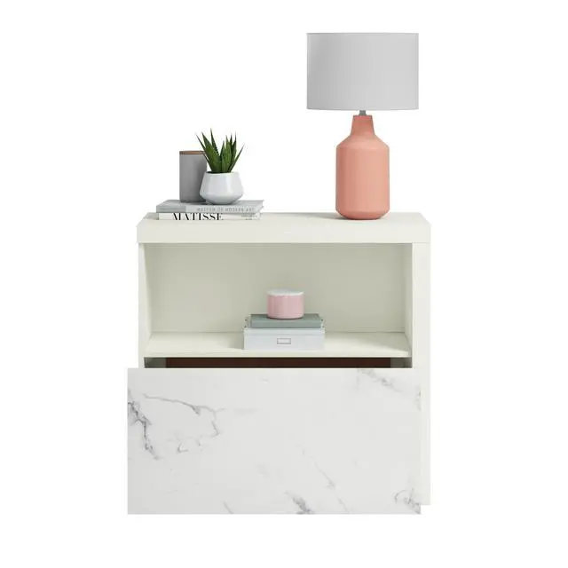 Alt view image 5 of 7 - Lateral File with Cubbyhole Storage, White finish