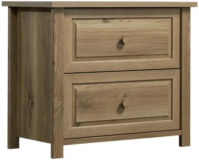 Main image of Lateral File with Farmhouse Style, Brown finish
