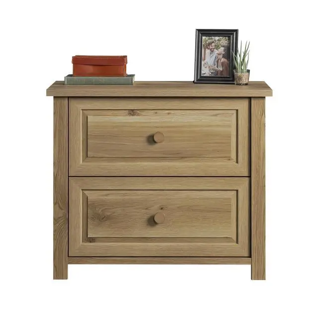 Alt view image 4 of 7 - Lateral File with Farmhouse Style, Brown finish