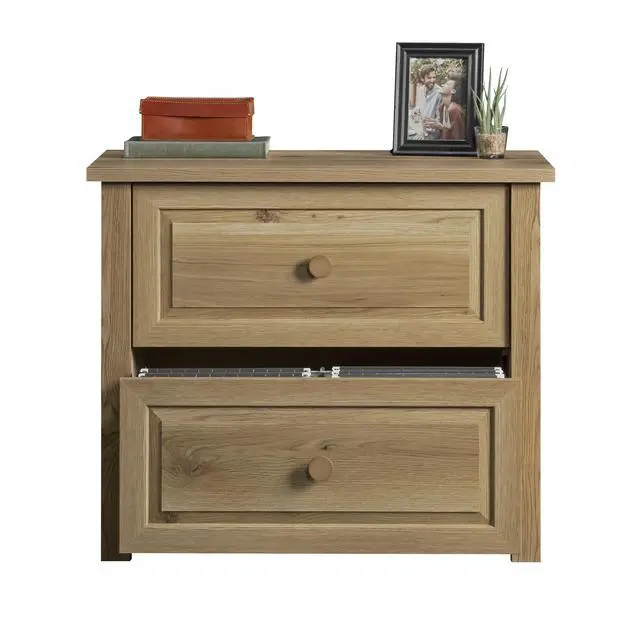 Alt view image 5 of 7 - Lateral File with Farmhouse Style, Brown finish