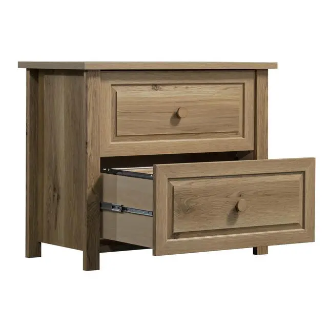 Alt view image 6 of 7 - Lateral File with Farmhouse Style, Brown finish