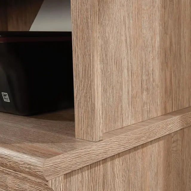 Alt view image 4 of 7 - Library Hutch with Glass Doors, Brown finish