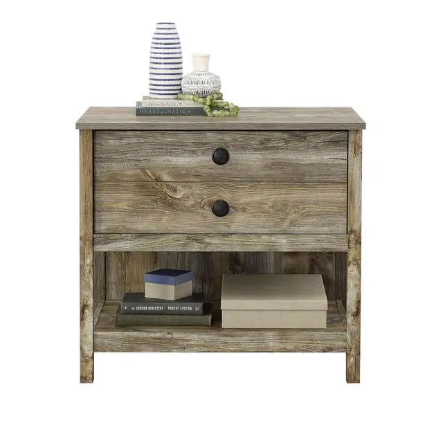 Alt view image 3 of 7 - Lateral File with Rustic Style, Brown finish