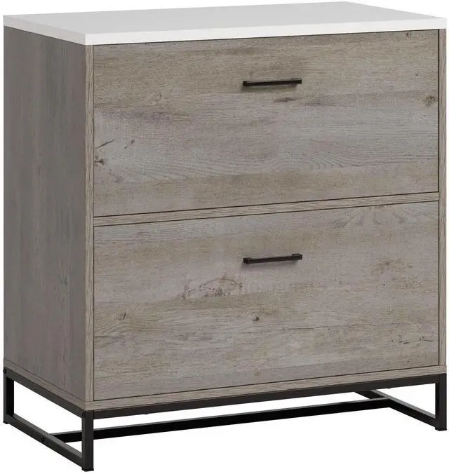 Main image of Lateral File with Full-Extension Slides, Brown finish