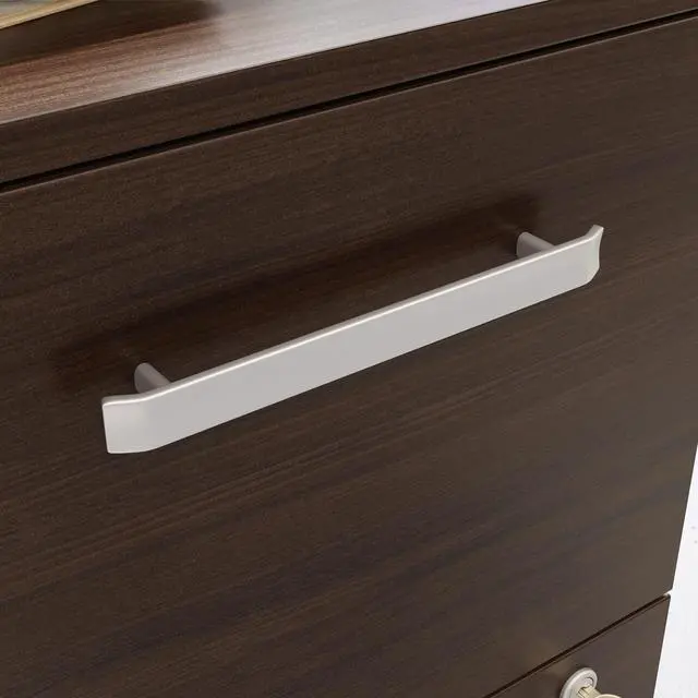 Alt view image 6 of 7 - Mobile File Cabinet, Brown finish