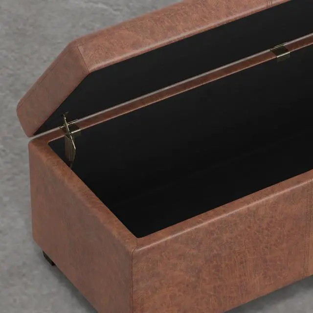 Alt view image 7 of 7 - Lincoln Extra Large Storage Ottoman Bench