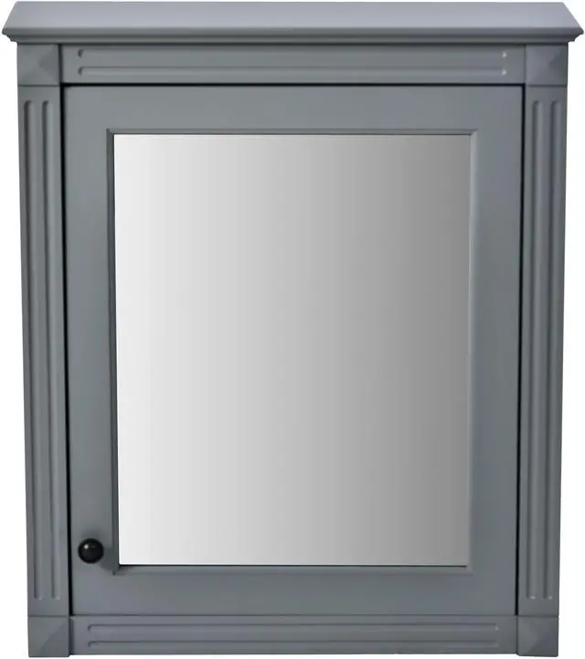 Main image of 24'' x 27'' Wall Mounted Bathroom Storage Cabinet with Mirror, Medicine Cabinet with Height Adjustable Shelf, Over the Toilet Space Saver Cabinet