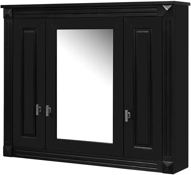 Main image of Bathroom Wall Cabinet with Mirror, Wall Mounted Medicine Cabinet with 5 Shelves, Mirrored Door Over Toilet Storage Cabinet
