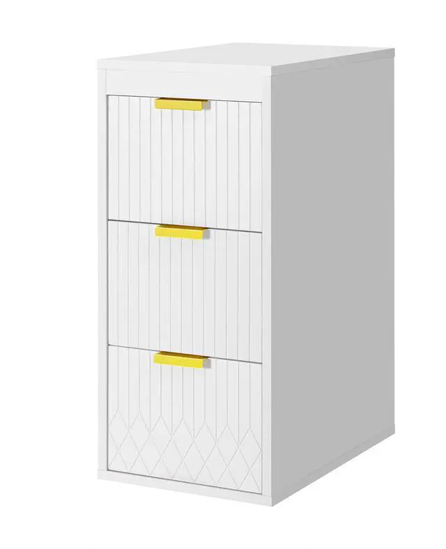 Main image of Wall Mounted Floating Cabinet, 12inch Side Cabinet with Drawers, Mutifunctional Cabinet for Bathroom, Living Room (Bathroom Vanity Not Included)