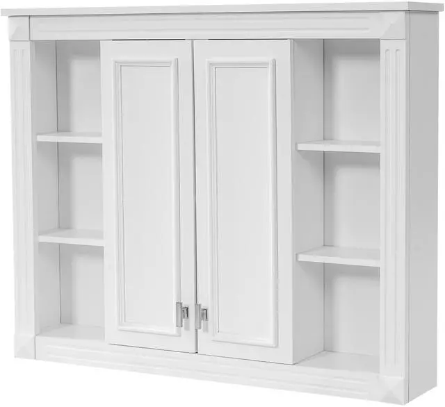 Main image of 36'' x 28'' Medicine Cabinet, Wall Mounted Bathroom Storage Cabinet, with 1 Adjustable Shelf, Wall-Mounted Medicine Cabinet for Bathroom, Soft-Closing Hinges, Swing-Open Doors