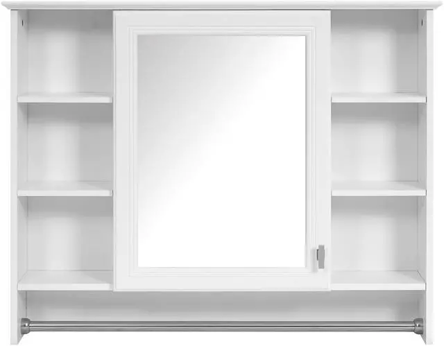 Main image of 3-in-1 Bathroom Mirror Cabinet, 36-inch Wall Mounted Medicine Cabinet with Adjustable Shelf & Soft Close Door, High-Define Mirror with Storage for Bathroom Vanity