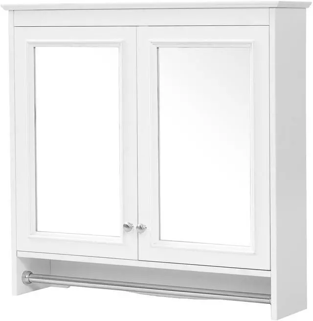 Main image of 3-in-1 Bathroom Mirror Cabinet, 30 inch Wall Mounted Medicine Cabinet with Adjustable Shelves & Soft Close Doors, High-Define Mirror with Storage for Bathroom Vanity