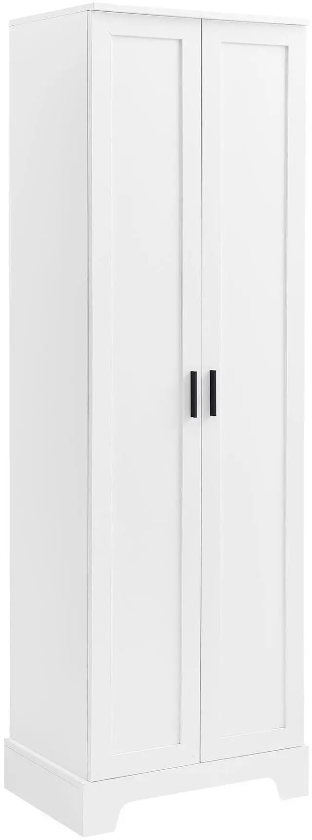 Main image of Storage Cabinet with Two Doors for Bathroom, Office, Adjustable Shelf, MDF Board, White (Old Sku:N725P181207K/WF302824AAK)