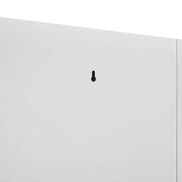 Alt view image 3 of 7 - Wide & Deep Metal Storage Cabinet with Hanging Rod,Black Broom Closet Storage Cabinet with Lock, Tall Wardrobe Cabinets with Doors and Shelves,Locking Steel Tool Cabinets for Home,Office,Garage