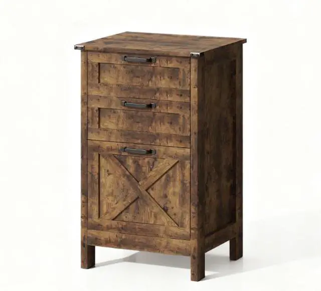 Alt view image 2 of 7 - Office Storage Cabinet,Vertical File Cabinet with 3 Drawers,For Home and Office