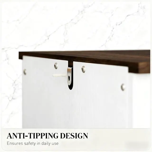 Alt view image 4 of 7 - Modern Style File Cabinet with 3 Drawers,Office Storage Cabinet for A4,For Home and Office