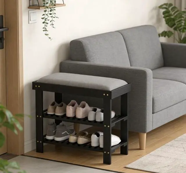 Main image of Shoe Organizer,Shoe Storage Bench,3-Tier Entryway Bench