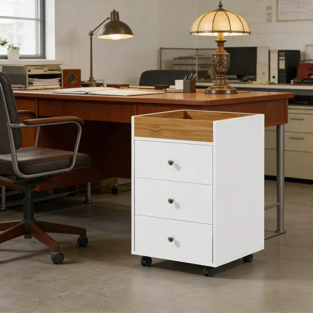 Alt view image 2 of 7 - Mobile File Cabinet,Office Storage Cabinet