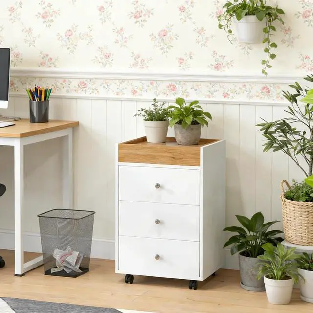 Alt view image 5 of 7 - Mobile File Cabinet,Office Storage Cabinet