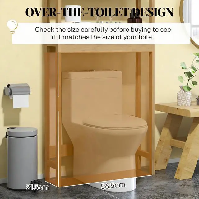 Alt view image 5 of 7 - Bathroom Storage Cabinet,Over the Toilet Cabinet,Slim Storage Cabinet
