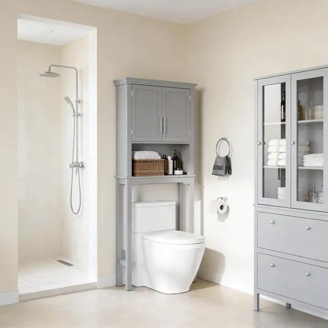 Main image of Home Bathroom Storage Organizer,Over The Toilet Storage Cabinet