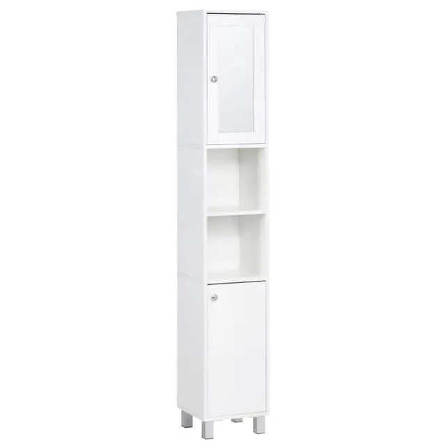 Alt view image 5 of 7 - Freestanding Tower Cabinet,Tall Bathroom Storage Cabinet,Foyer Storage Cabinet
