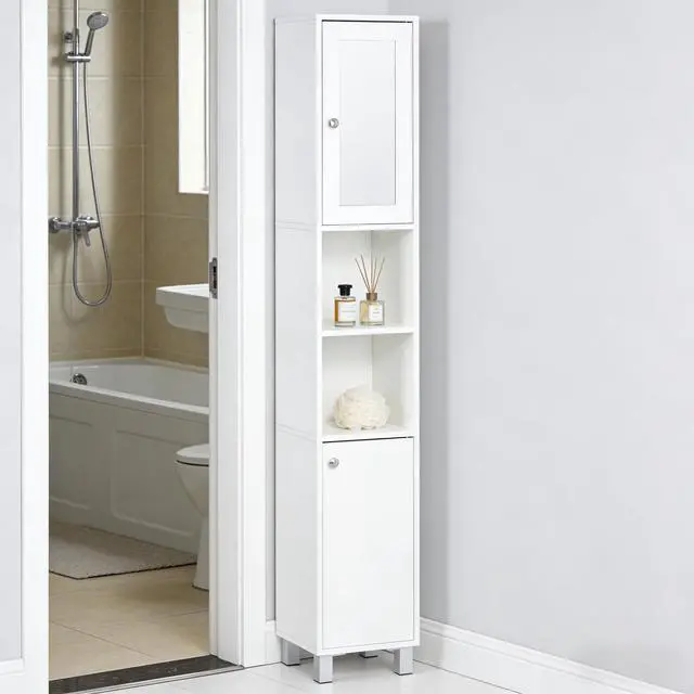 Alt view image 7 of 7 - Freestanding Tower Cabinet,Tall Bathroom Storage Cabinet,Foyer Storage Cabinet