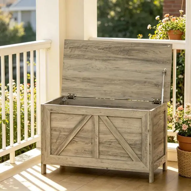 Alt view image 6 of 7 - Living Room Storage Bench,Storage Bench,Entryway Table,Bedroom Bench