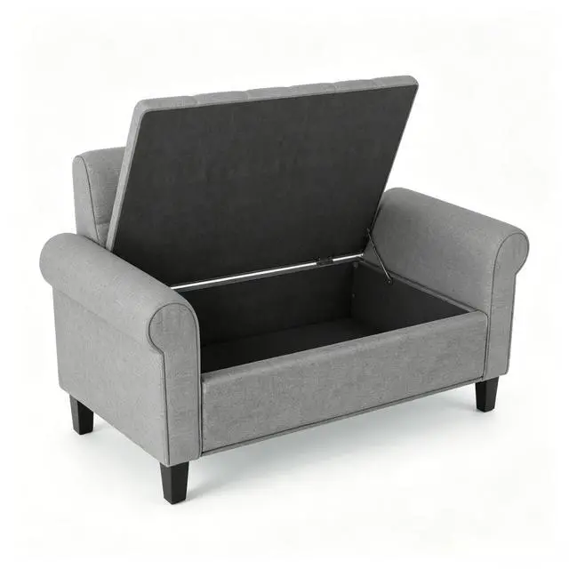 Alt view image 7 of 7 - Hall Bench,Bed Bench,Storage Bench,Tufted Shoe Bench