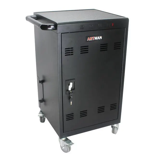 Alt view image 6 of 7 - Mobile Charging Cart and Cabinet for Tablets Laptops 35-Device (B30PLUS)