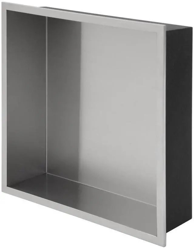 Main image of 12" x 12" Stainless Steel Shower Niche, Brushed Nickel