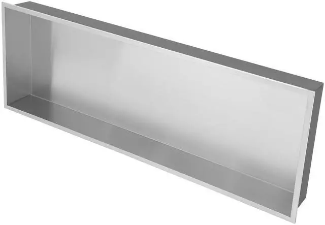 Main image of 37" x 13" Stainless Steel Shower Niche, Brushed Nickel