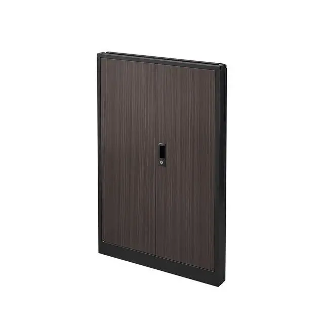 Alt view image 5 of 7 - Metal Storage Cabinet with Locking Doors and Adjustable Shelf, Folding Filing Storage Cabinet , Folding Storage Locker Cabinet for Home Office,School,Garage, Black