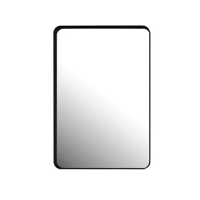 Alt view image 5 of 7 - 20x30 Inch Recessed Black Metal Framed Medicine Cabinet with Mirror and Adjustable Shelves Black Wall Mirror with Storage for Bathroom