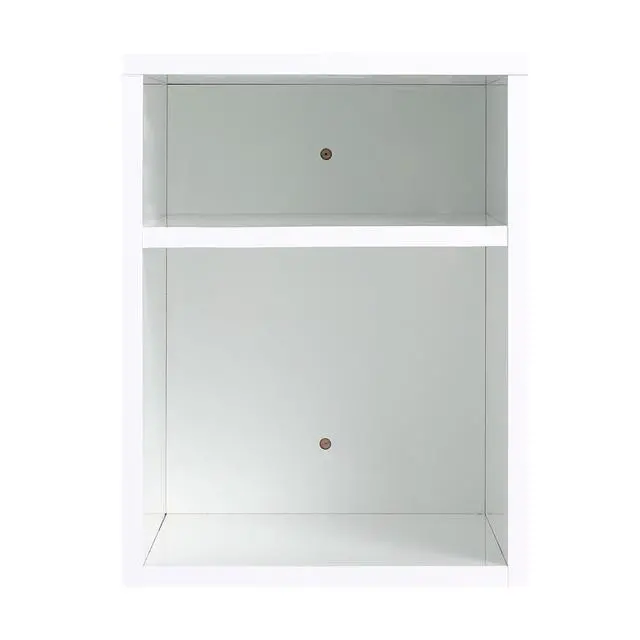 Alt view image 5 of 7 - 12 Inch Small Wall Mounted Storage Shelves, Suitable For Small Bathroom, Glossy White (KD-Packing)