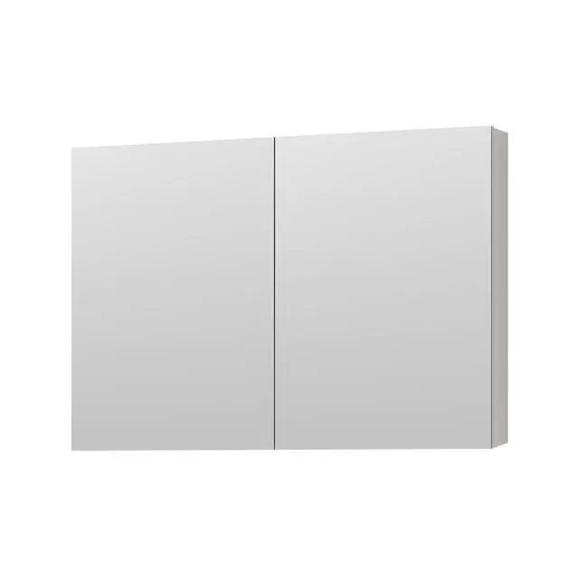 Alt view image 4 of 6 - 36'' W x 26'' H Surface Frameless Mirror Medicine Cabinet, Beveled Mirror Edges Bathroom Medicine Cabinet