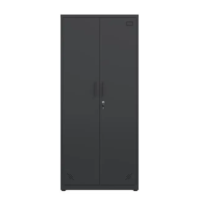 Alt view image 5 of 7 - High Storage Cabinet with 2 Doors and 4 Partitions to Separate 5 Storage Spaces, Home/ Office Design